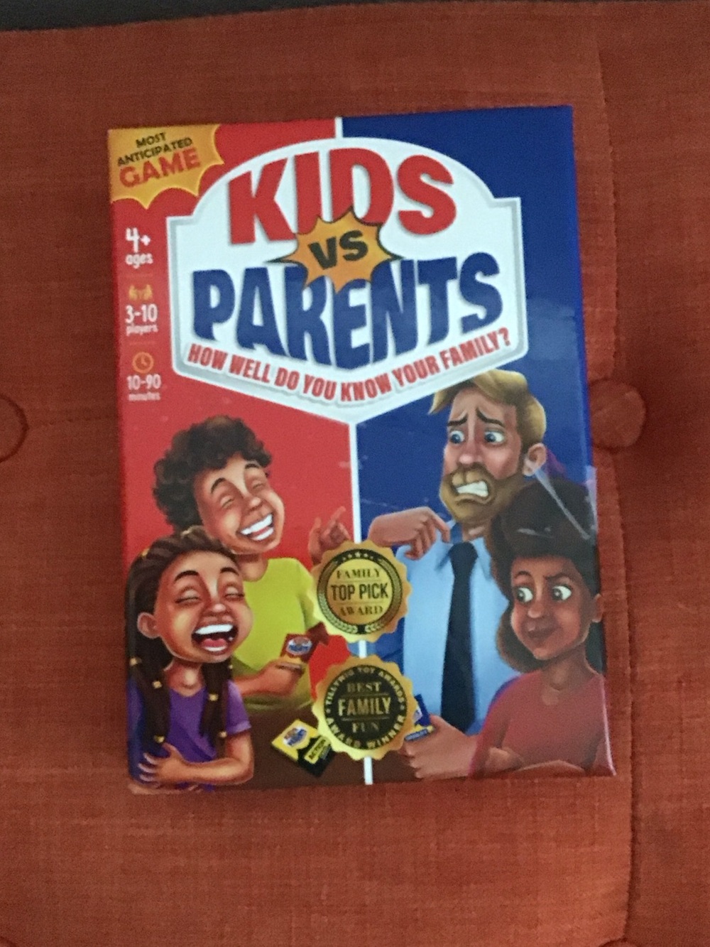 Family Board Game - Blue & Red Box